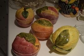 Decorative containers purchased at Gabberts
