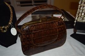 Alligator Skin ladies purse