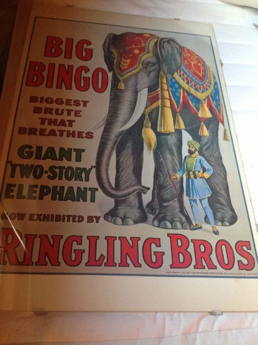 Discontinued Rare  limited edition RINGLING BROTHERS Posters