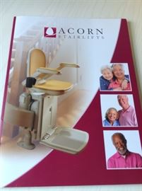 Like new Acorn motorized stair chairlift. Purchared for $9500.  Perfect working condition