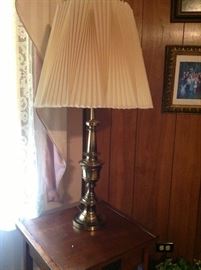 Stifle brass table lamp  