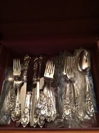 International Sterling Richelieu Flatware Service for 8