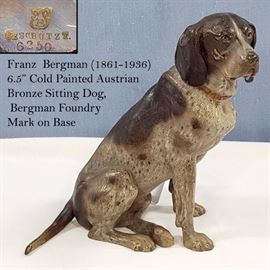 Artz Bronze Austrian Bergman Cold Painted Dog