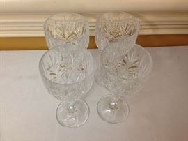 Crystal Wine Glasses - SET OF FOUR