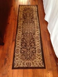 Area Rug - Olive/Beige - Synthetic - 2' x 6'