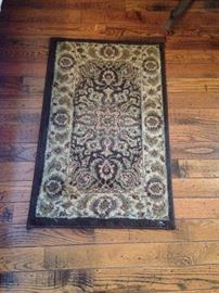 Area Rug - Olive/Beige - Synthetic - 2' x 3'