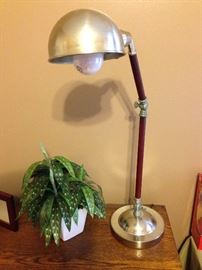 Adjustable Chrome Desk Lamp