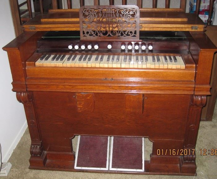 Archibald Ramsden Chapel Organ, assumed to be Rosewood case