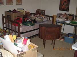 Craft Items, Sewing Cabinet, Day Bed with Trundle