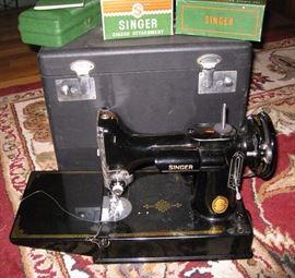 Featherweight in case with tools...good condition!