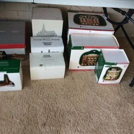 Many Department 56 with boxes