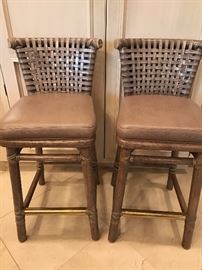 Four Mcguire Counter Stools 26in Hieght