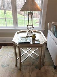 Silver Gilt Tray Side Table