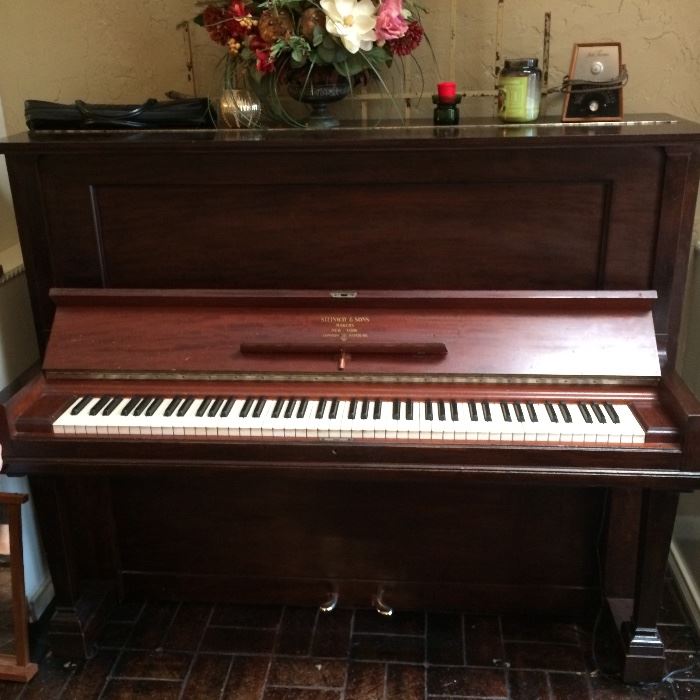 Antique Steinway upright Piano