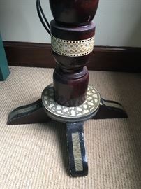 Mother of Pearl inlay table. $125. 