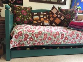 Trundle Bed - $525. Linens priced separately.