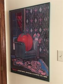 Tomato Music Company Poster. Framed. $250.