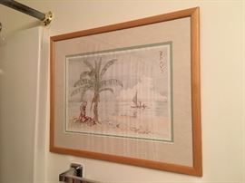 Jean-Paul Alaux Original Lithograph  from "Tahiti-Visions Japonaises" 1937  print is 17"x12". $95.