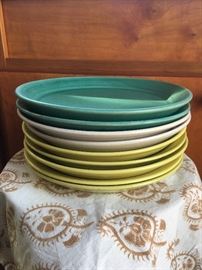 Sid Luck pottery plates 1998