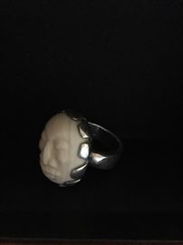 size 8/8.5 Sinopah Silver. James Faks designer