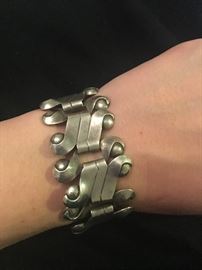 Vintage Mexican Spratling Silver bracelet. Marked. 
