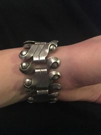 Vintage Mexican Spratling Silver bracelet. Marked. 