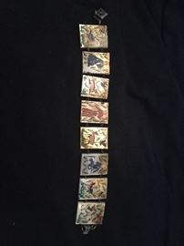 Mother of Pearl "story bracelet" sterling clasp