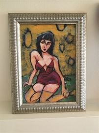 Kim Pigott 6.5"x8 3/4" framed