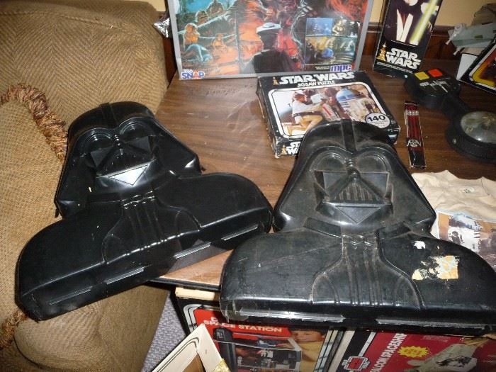 Darth Vader cases for small figures 