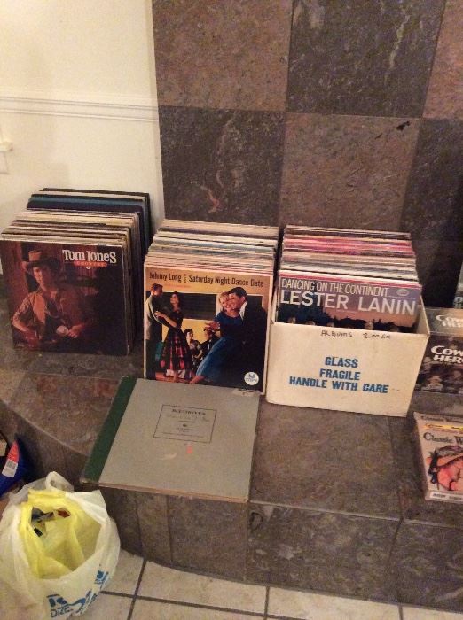 Large selection of vinyl records 