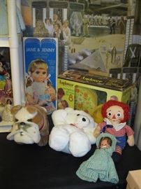 Vintage Dakin and dolls