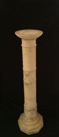 Marble pedestal 40h x 12w