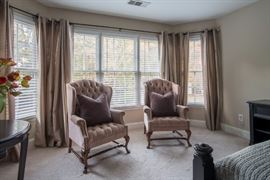 Plush double chair set.