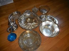 Some Sterling and Silver plate