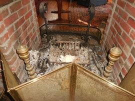 Fire place screens and tools