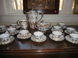 Richard Ginori lustre Tea set