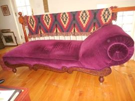 Wonderful Victorian fainting sofa.