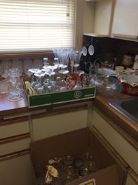 glassware old and new