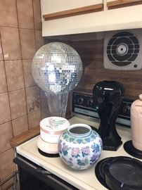disco ball!, vases