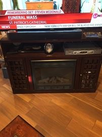 fireplace entertainment unit