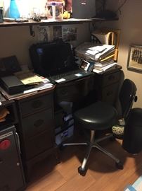 vintage desk and chair