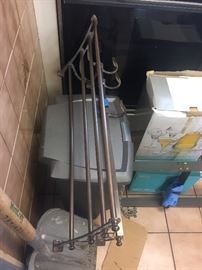 from NYC.. coat and hat rack, heavy!