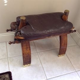 Authentic Camel Saddle!  How fun is this!