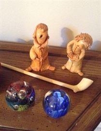 The pipe is made of stone, I believe.