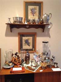 The bar has some wonderful pieces.  My favorite is the cocktail shaker.  Quite a collectible!