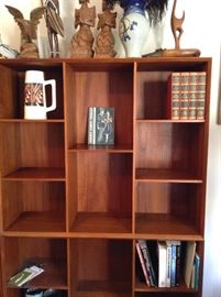 Top right cabinet sitting on the base.