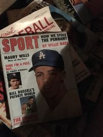 Collectible sports magazines