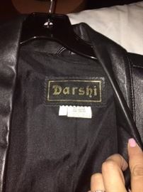 Vintage Dashi leather suit with matching hat