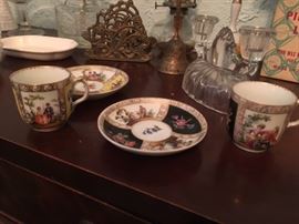 Dresden stamped porcelain