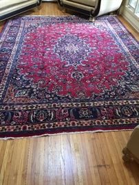 Hand Knotted semi antique Persian rug- 9'8" x 12'5"